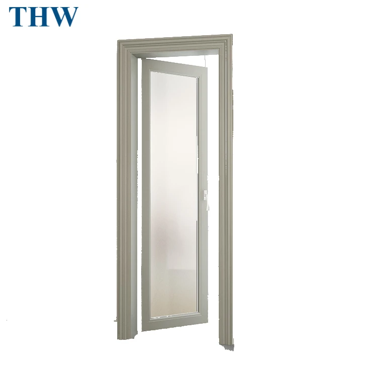 THW Factory Direct Wholesale Narrow Frame Casement Door Modern Bathroom Hinged Door in Good Price