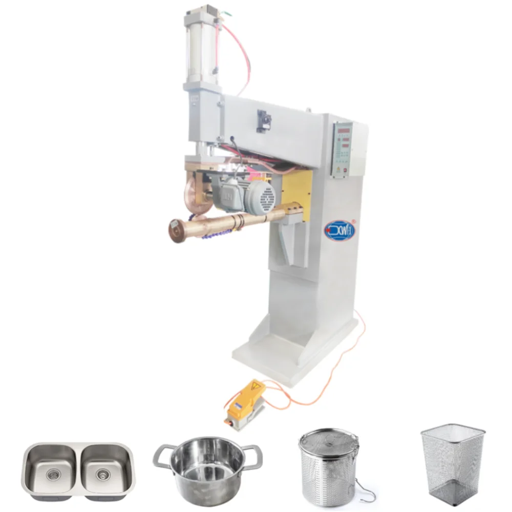 Round Steel Tube Elbow Oil Tank Vertical Circular Rolling Roller Seam Welder Welding Machine