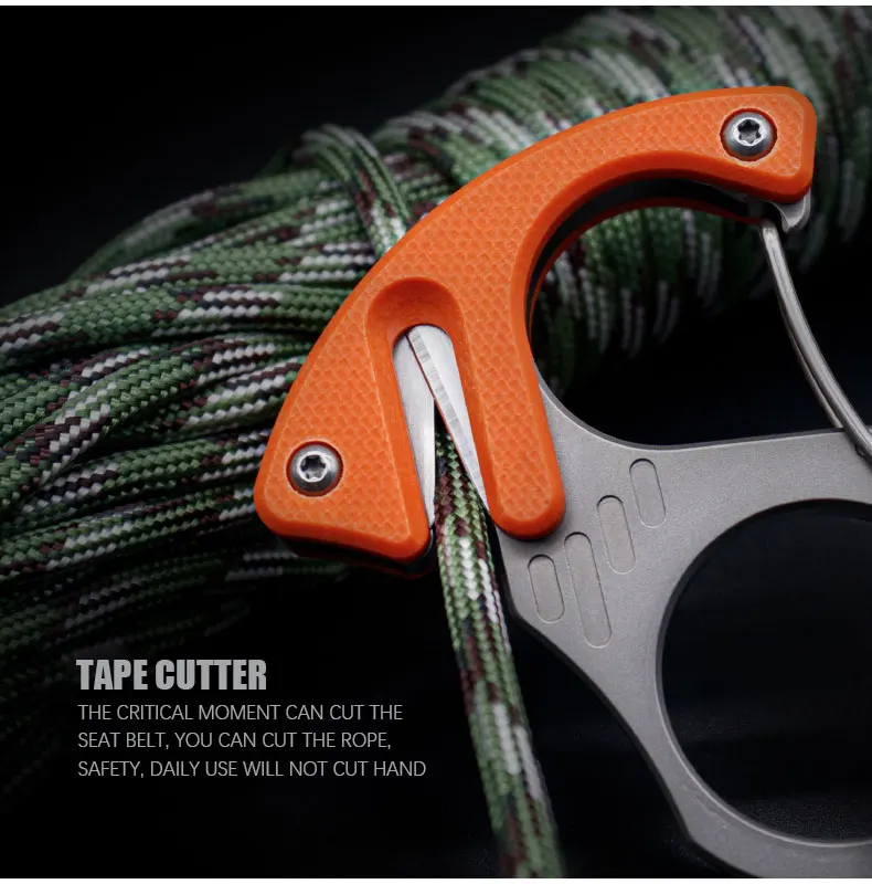 SANRENMU SK045/SK046 survival gadgets key self defense multitool EDC Outdoor Camping Survival Car Rescue Glass Breaker tool