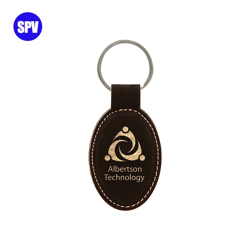 Laser cutting leather keychains laserable leatherette blanks