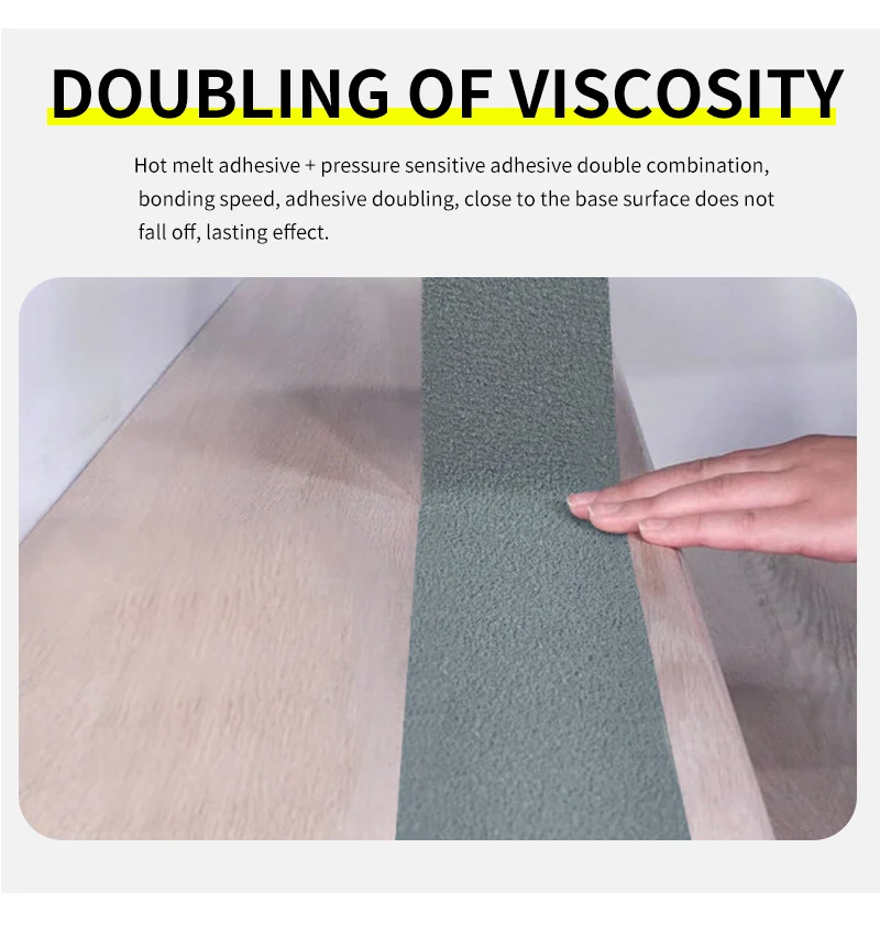 BYSLI Wholesale Factor Price Black PVC Waterproof Grip Non-Slip Safety Tape Rubber Anti Slip Tape For Stair
