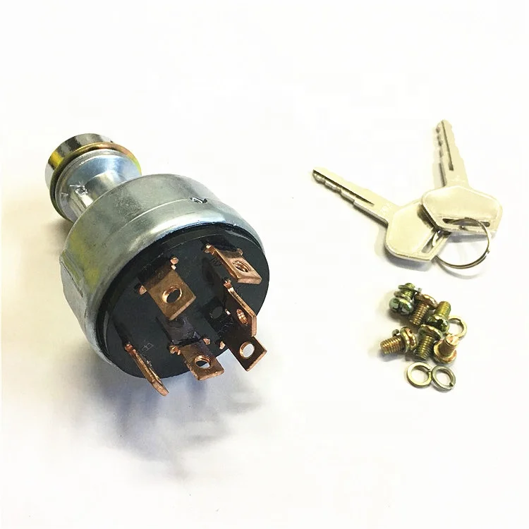 Excavator PC200 Engine spare parts 08086-10000 Ignition Switch with 787 key