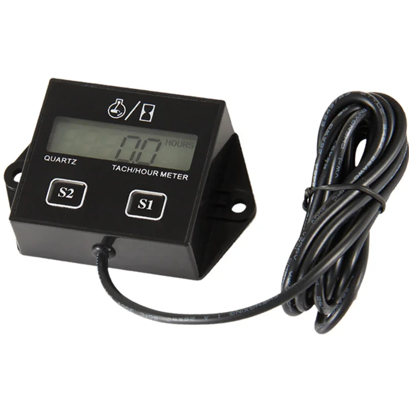 Factory wholesale LCD digital auto atv motorcycle automotive tachometer hour meter digital tachometer for motorcycles