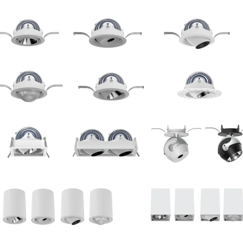 ceiling light spot light anti glare downlight ceiling downlights round recessed down light led spotlight