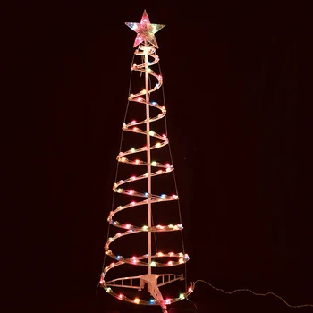 3FT 6FT Spiral Tree Light Christmas string light christmas tree  Decorative holiday lighting Indoor  Outdoor Use