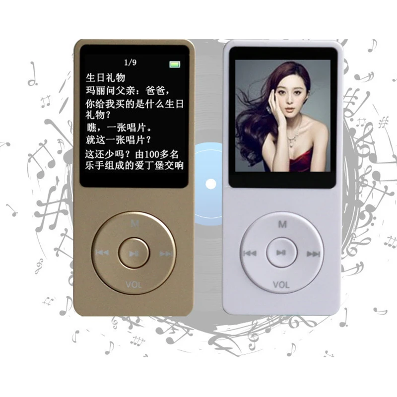 Портативный BT MP3 MP4 кнопочный студент прослушивания высокое качество музыкальный проигрыватель электронная
