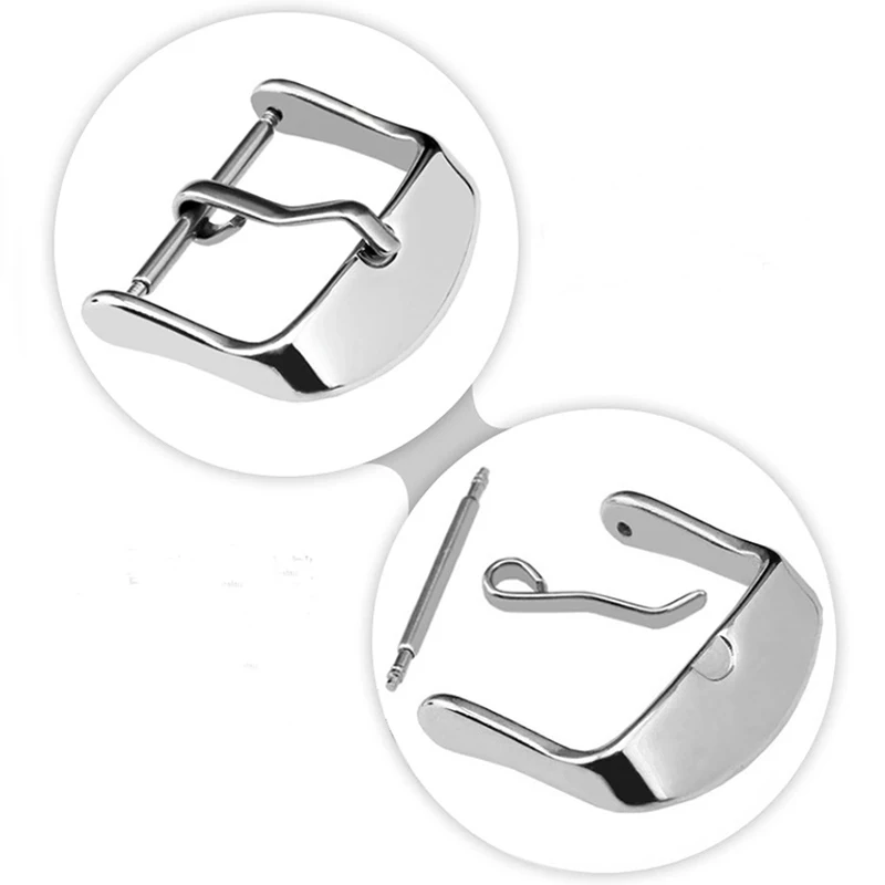High-quality fashion fancy 14mm 16mm 18mm 20mm 22mm 24mm 304 stainless steel watch band buckle