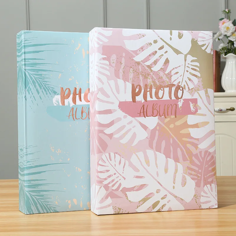 STANDWIDE large capacity 6 inch 300  photos big album book with memo vintage PP inset baby wedding family Photo album