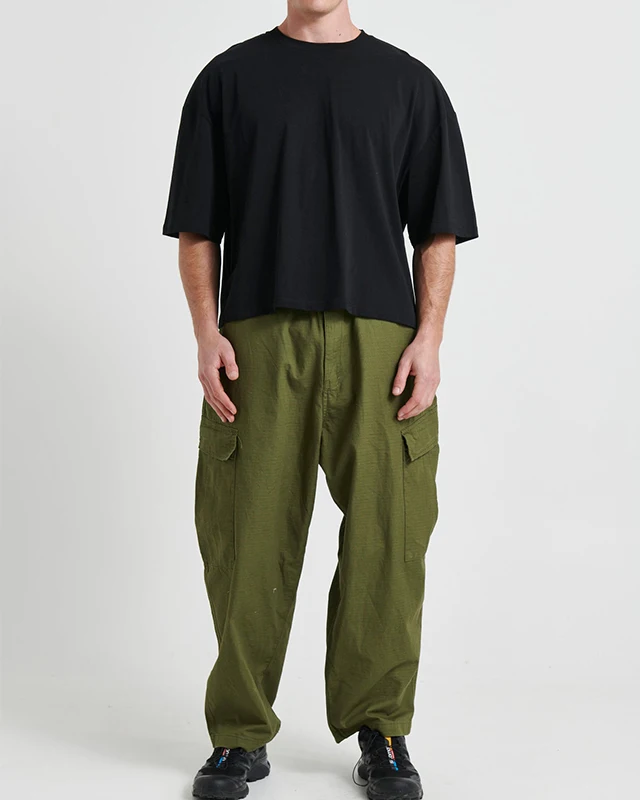 250 gsm T Shirt High-quality Pro Club Heavyweight T-shirt Custom Cotton Blanks Tee Screen Print Boxy Cropped T Shirt Men