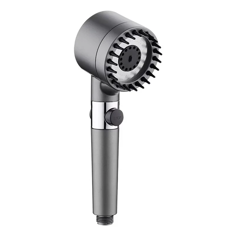 High Pressure Massage Shower Head 3 Modes High Pressure Multifunctional Filter Remove Chlorine Shower Head
