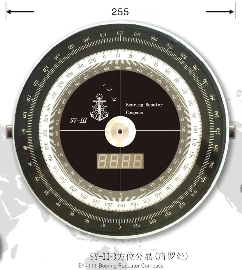 Marine Heading Repeater Compass (Vertical/Wall mounting type)