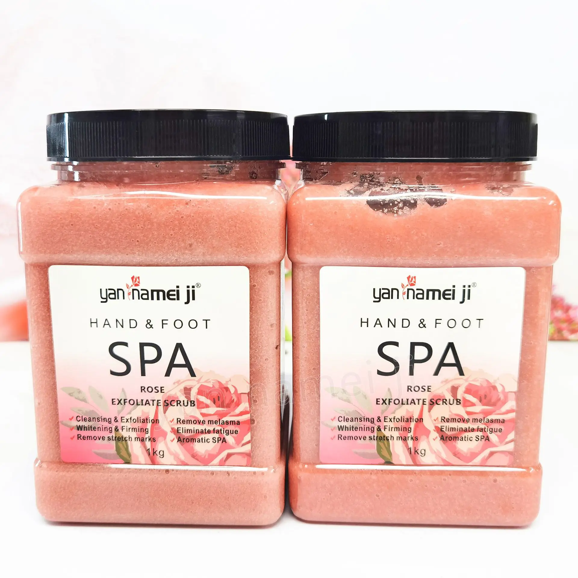 Frosted Bath Salt Hand And Foot Scrub Exfoliating Brightening And Moisturizing Salt For Body