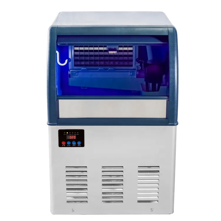 120kg/265Ibs Commercial cube ice making machine ice maker machine with free spare parts