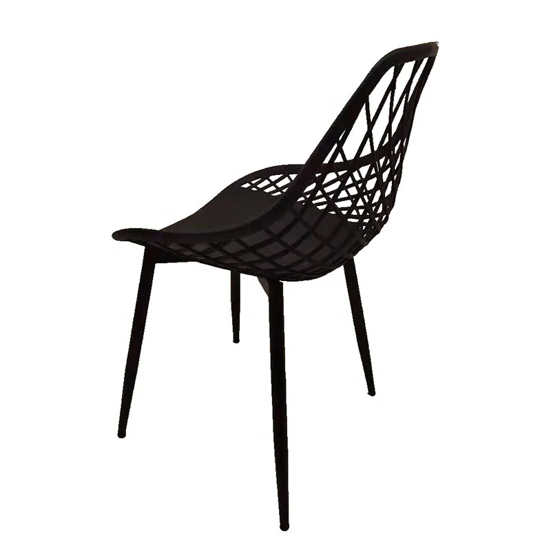 Free sample home furniture modern design dining chairs mesh back cheap plastic colorful dining chair