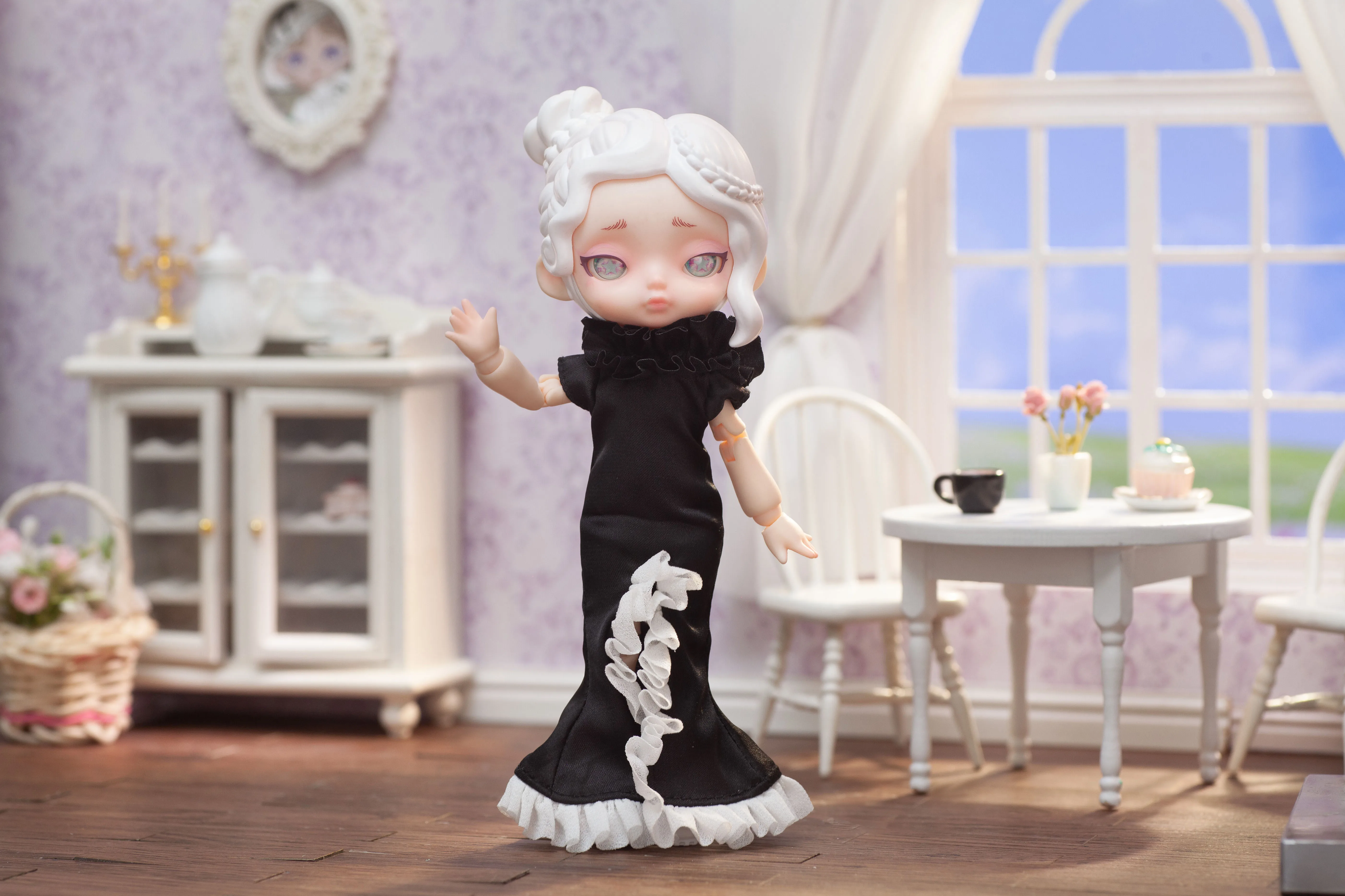 Игрушечная кукла TOYCITY Laura черная белая серия шарнирная каваи фигурка Слепая Коробка для девочек подарок переодевания