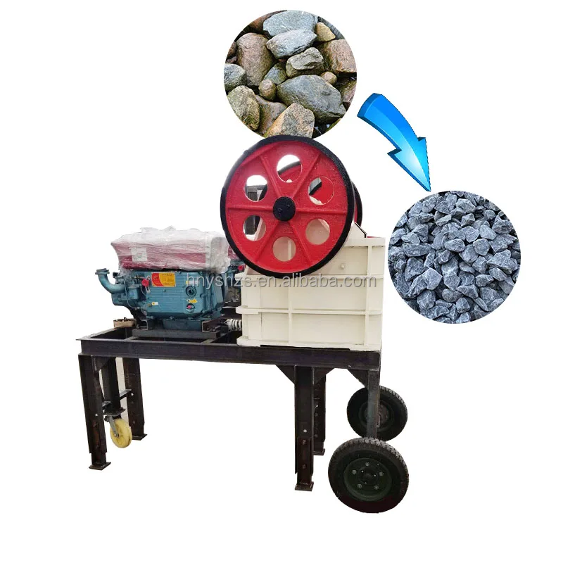 two-stage ore stone jaw crusher small automatic sand rock jaw crushers machine