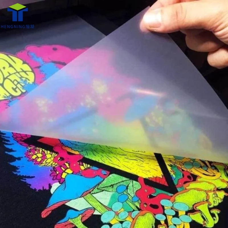 Heat Transfer PET Film dtf film hot peel dtf film hot peel and cold peel single-side and double-side