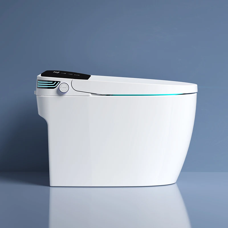 New arrival floor mounted app remote voice control self cleaning electric smart bidet toilet