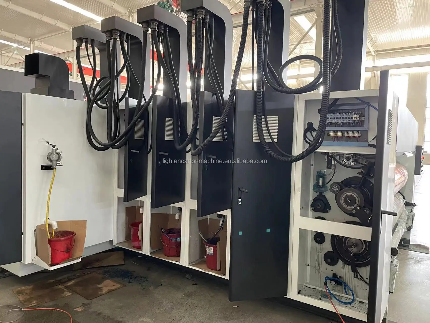 carton box rotary die cutter machine printing and cutting machine