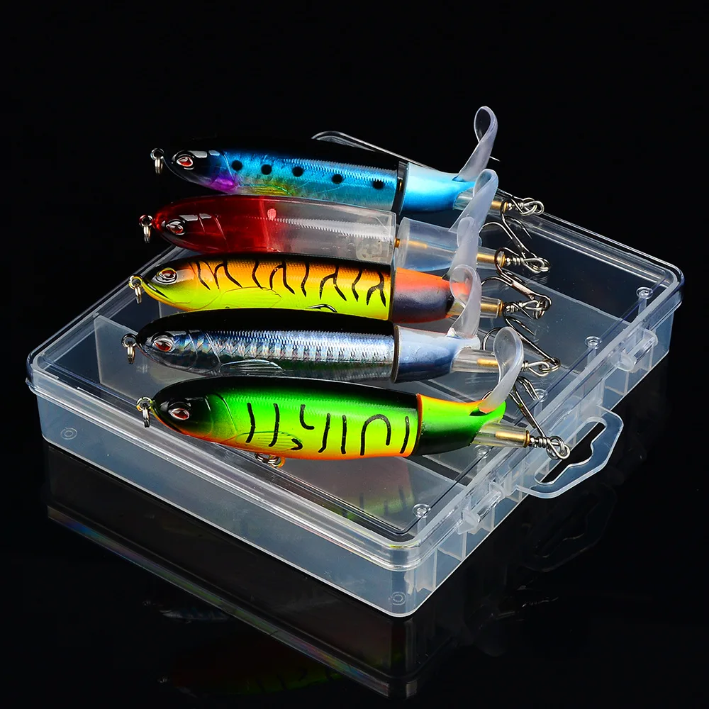 Custom Kit Oem Hook Sea Feile Metal Head Soft Bass Saltwater Wobbler Fishing Saltwater Hard Set Bait Minnow Lure Propeller Lures