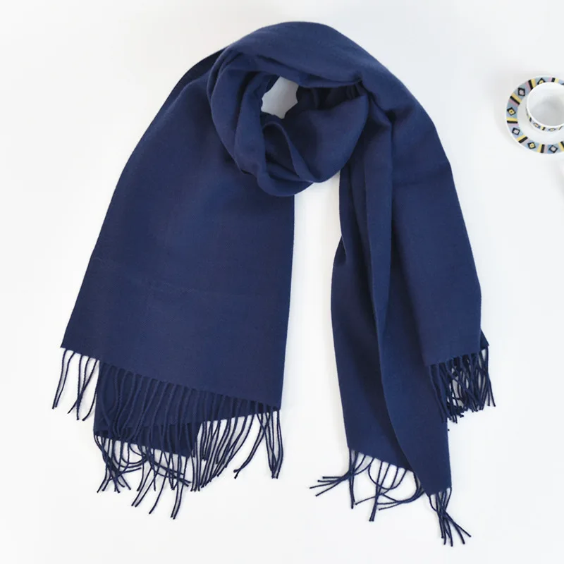 2022 new 200x70cm Women artificial Cashmere Pashmina Scarf Soft Hand Feeling Long Winter Warm Shawl Neck Scarves
