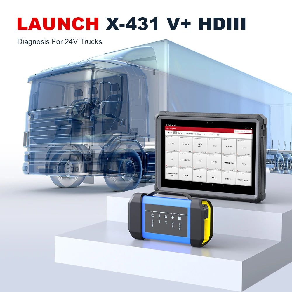 Universal Launch V+ Hdiii Diagnosis Tools Obd 2 Bluetooth Diagnostic Tool Scanner And Display For Both Trucks And All Cars
