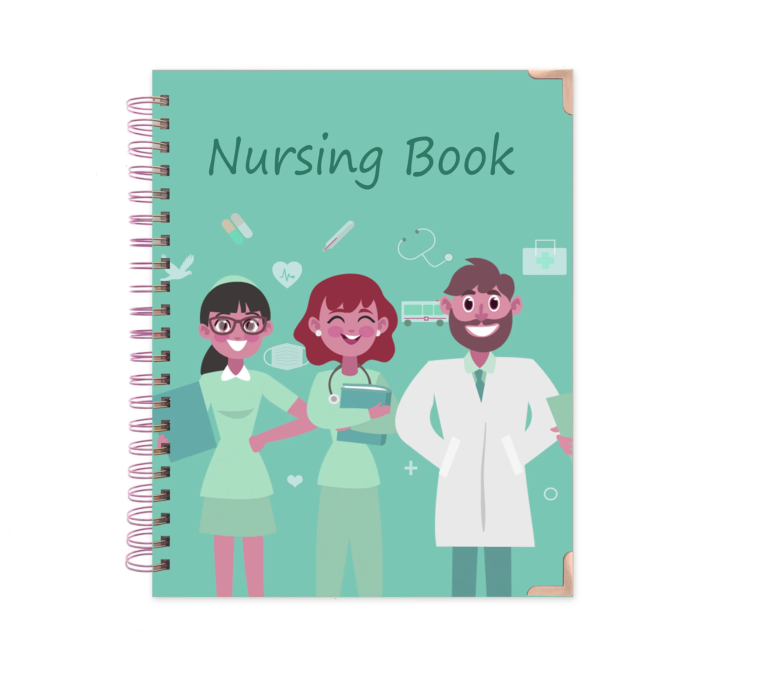 Free sample cheap shipping cost  templates optional Nursing school planner nurse journal