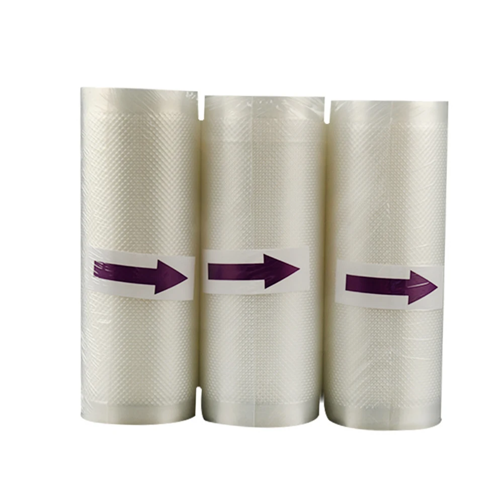 Custom Printed Compostable Emboss Vacuum Fresh Rice Food Packaging Co-extrusion Film Bags