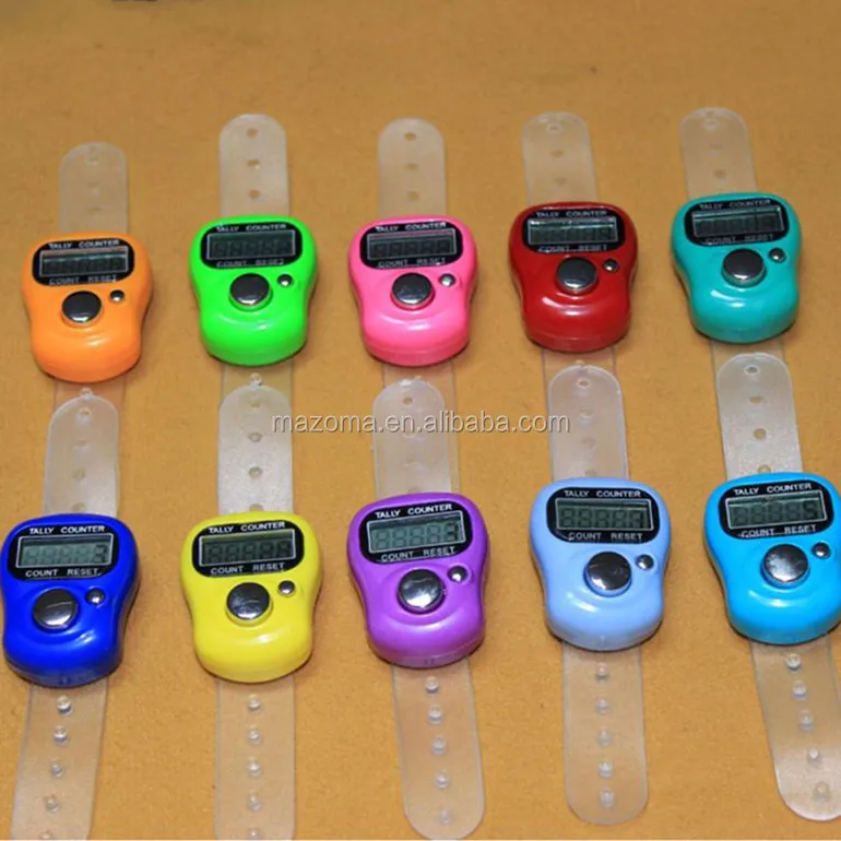 Finger digital tally counter