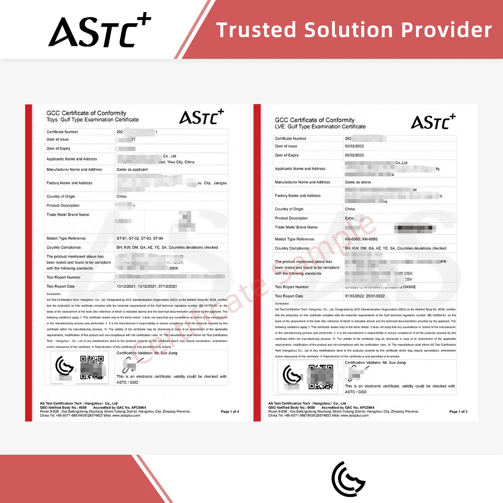 GCTS G-mark certification service/gcc certificate