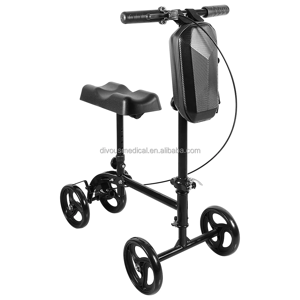 Aluminium Four Wheels Lightweight Mobility Rollator walker for Elderly For Sale