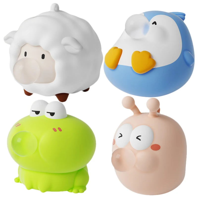 New Mini Stress Relief Pop Bubble Animals Sensory Fidget Squeeze Toys for Kids