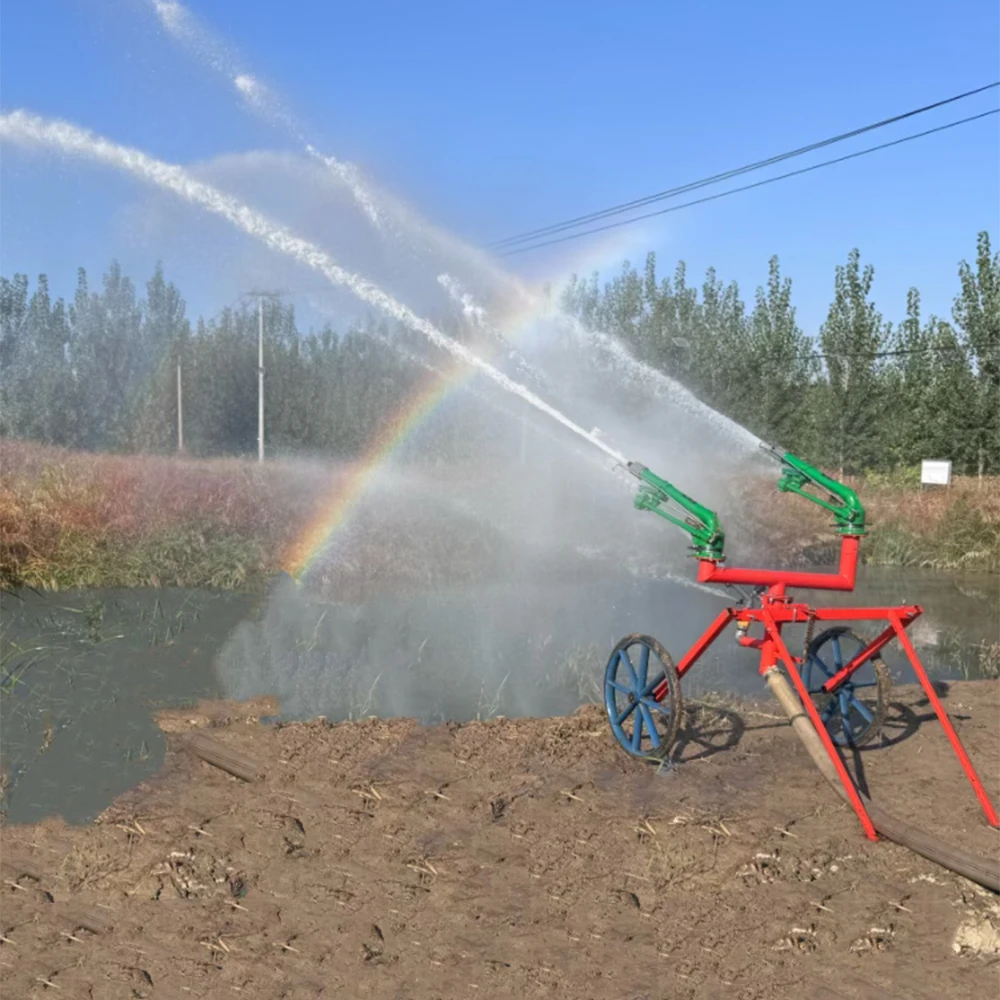 Agricultural Impact Rotary Sprinkler Long Range Rain Gun Metal Sprinkler Water Irrigation System Impact Sprinkler