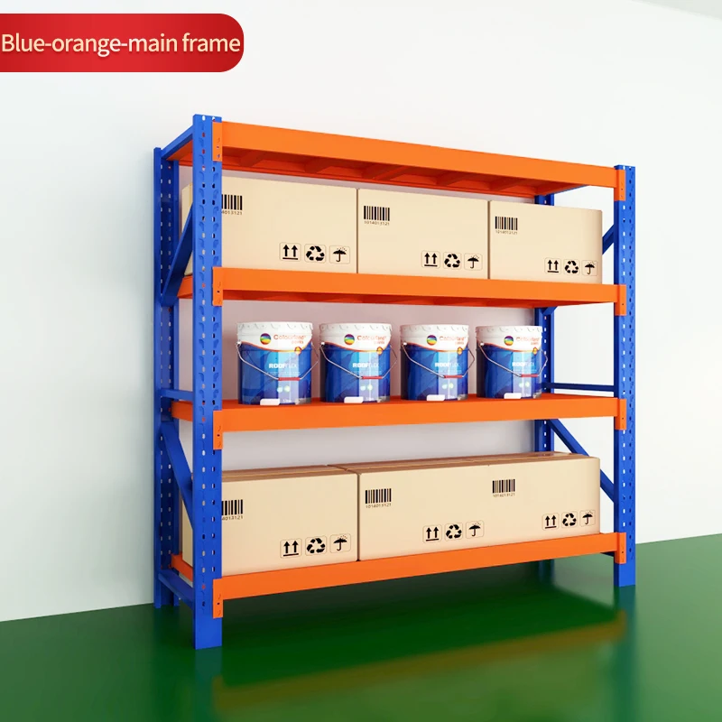 Competitive Price Iron Storage Shelves Meat Display Supermarket Rack