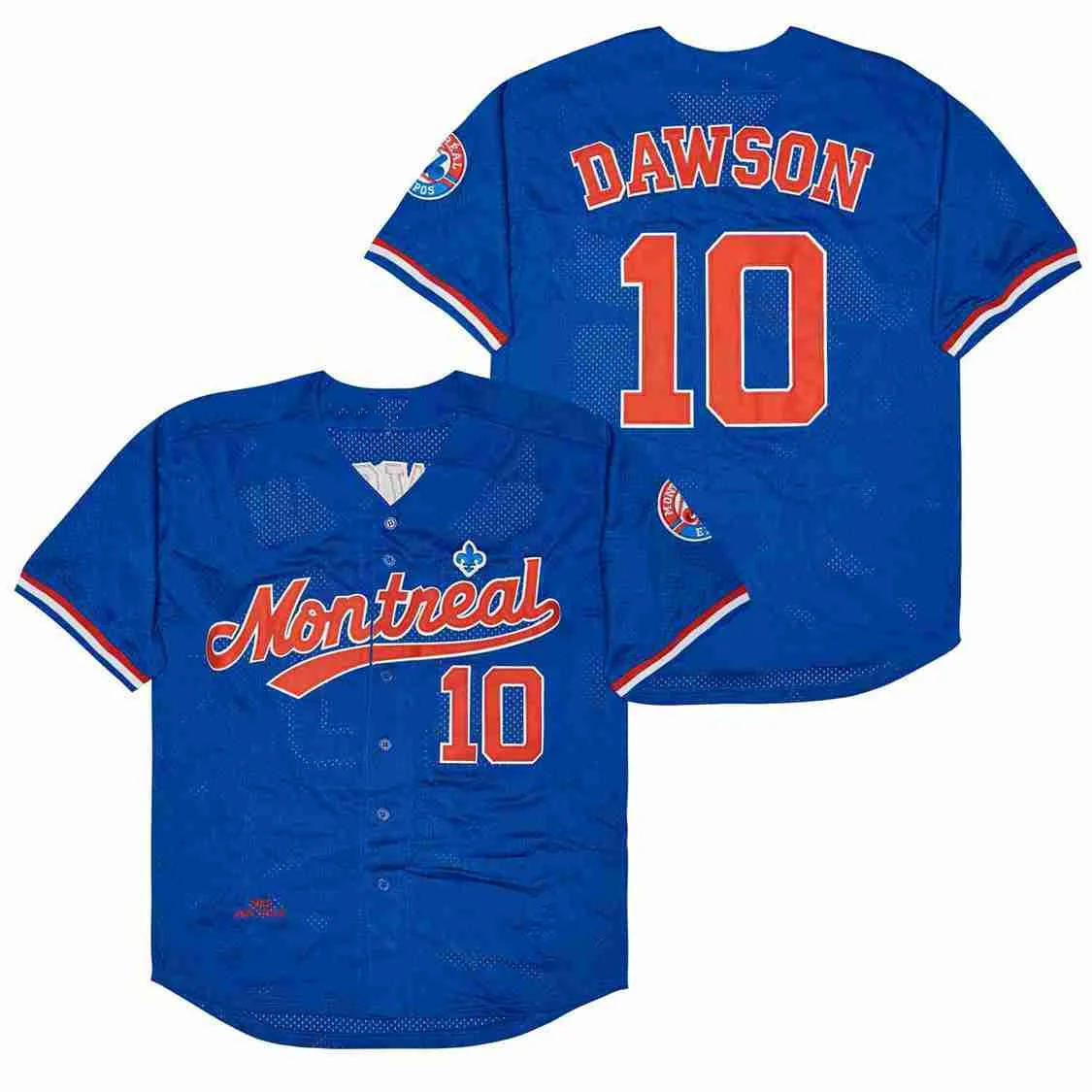 Baseball Jersey Montreal 27 GUERRERO 45 MARTINEZ 10 DAWSON Jerseys Sewing Embroidery Sports Outdoor high-quality