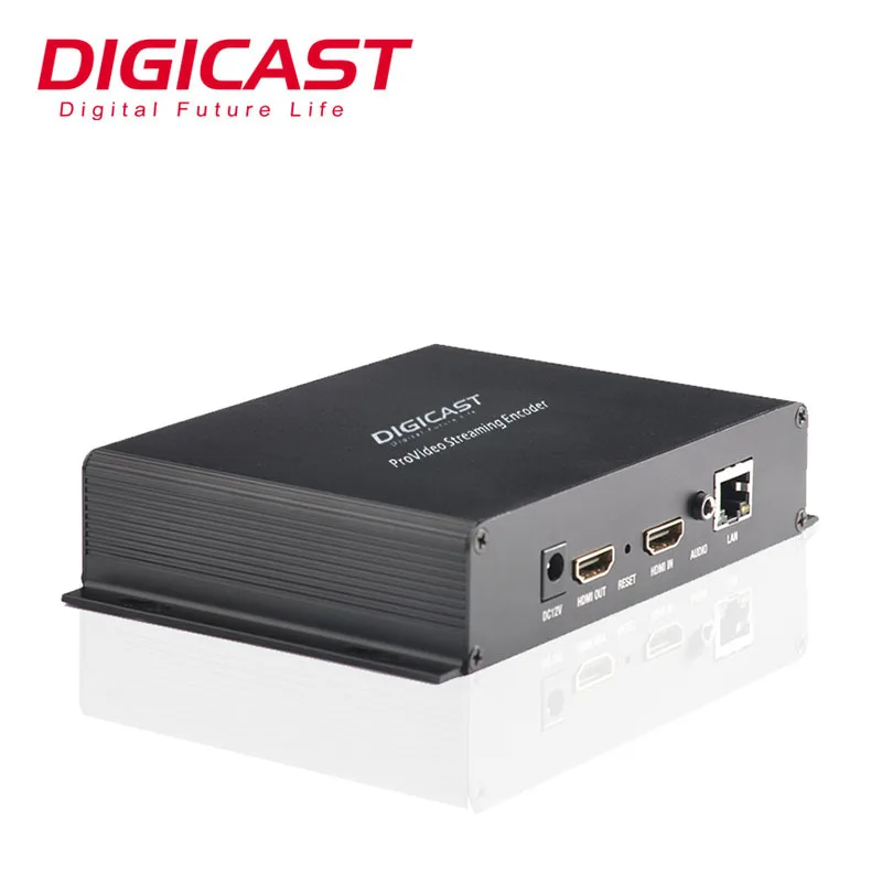 DIGICAST Live Streaming HDMI DVB к IPTV кодер HLS H265