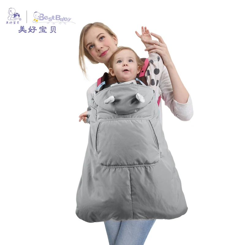 Baby Windproof Carrier Cloak Fleece Baby carrier cloak Cover for Universal Season