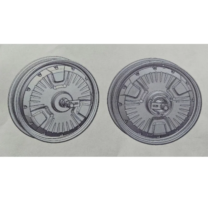 Customized  12 Inch Electric Bike Kit 3000 Watt Hub Motor Kit 72v Electric Scooter Motorcycle Motor
