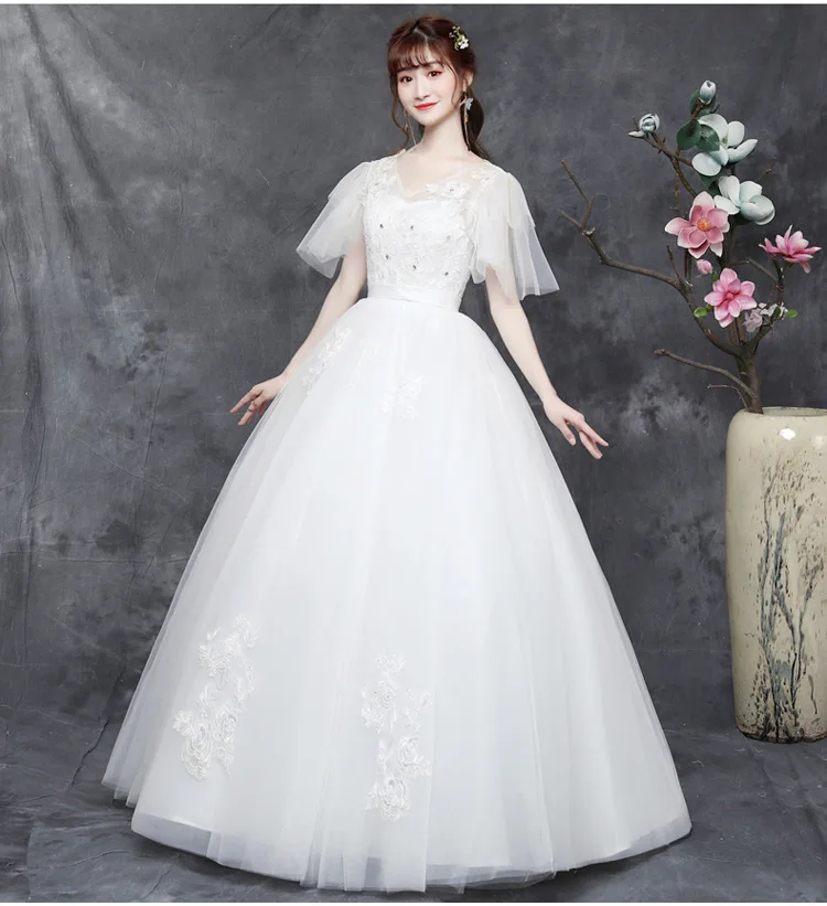 new style plus size wedding dress married wedding dresses slim dress bridal gown