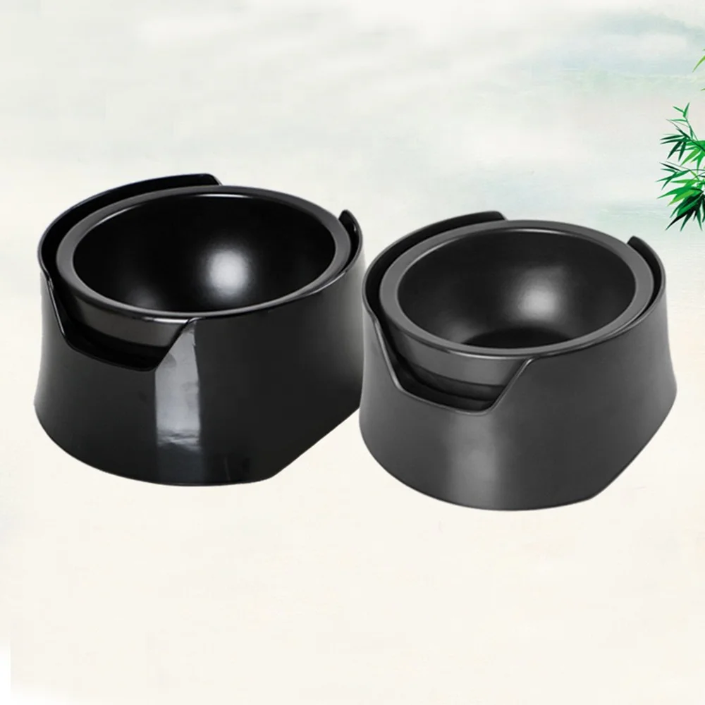 Hot Soup Pottery Stone Bowl Non-Stick Bibimbap Rice Ceramic Bowl Anti-heat Base Chinese Rice Noodle Casseroles Stone Bowl Set