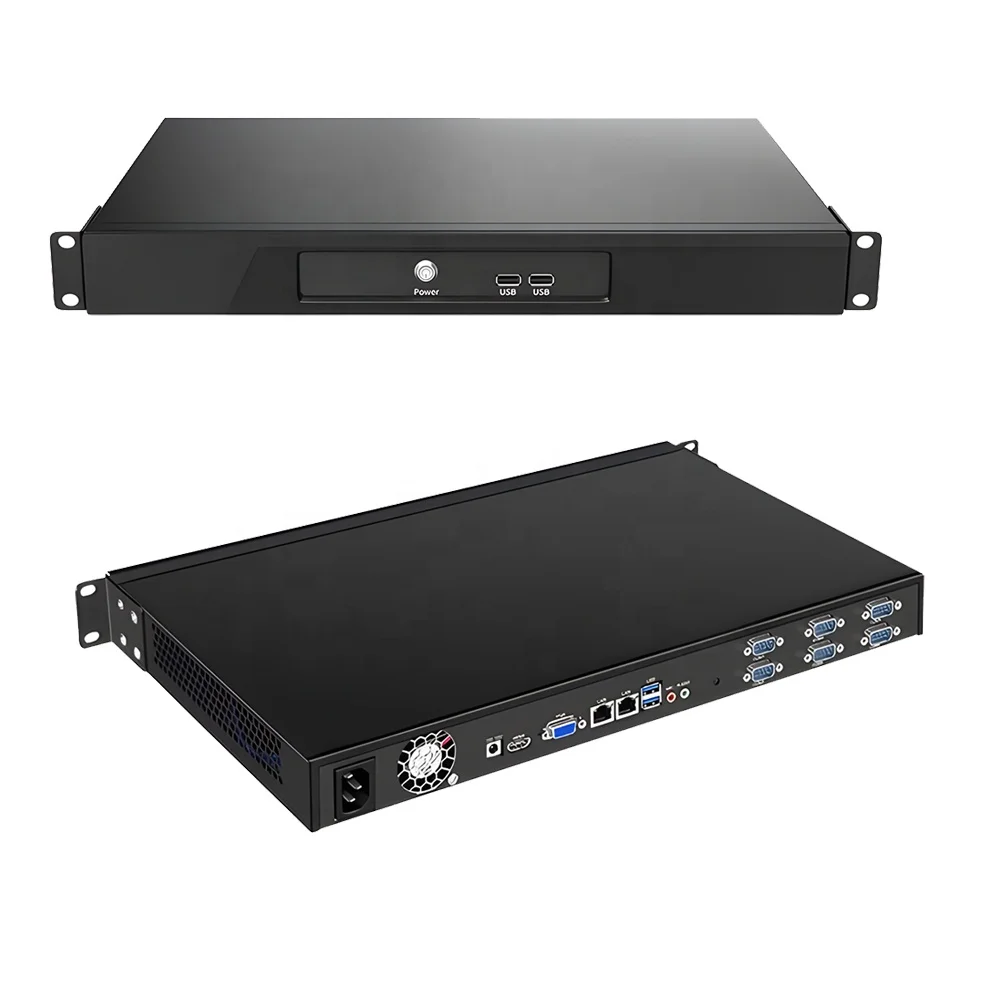 Industrial computer 11th Gen i7 1165G7/1185G7 1U rack server Core i3i5i7 2LAN 6COM custom server VPN Network Security Appliance