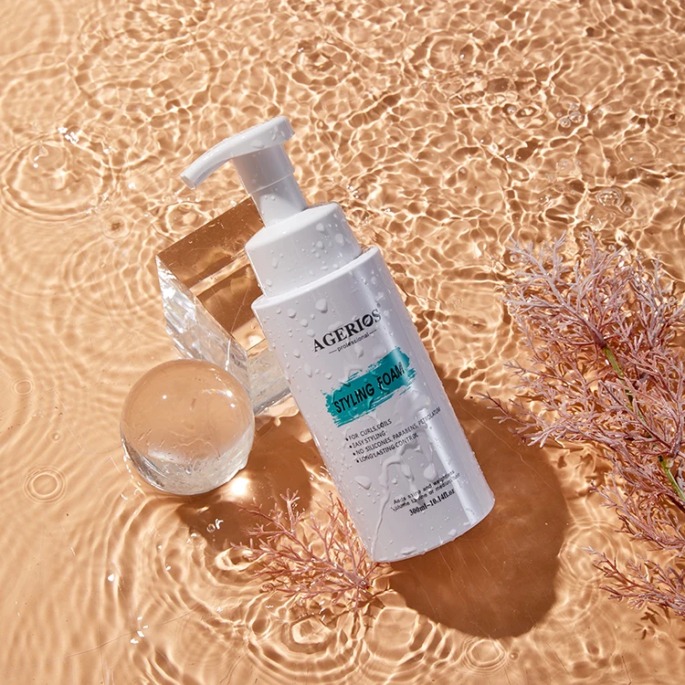 Hair Styling Products Factory Coconut Oil Hair Mousse Private Label Foam styling foam