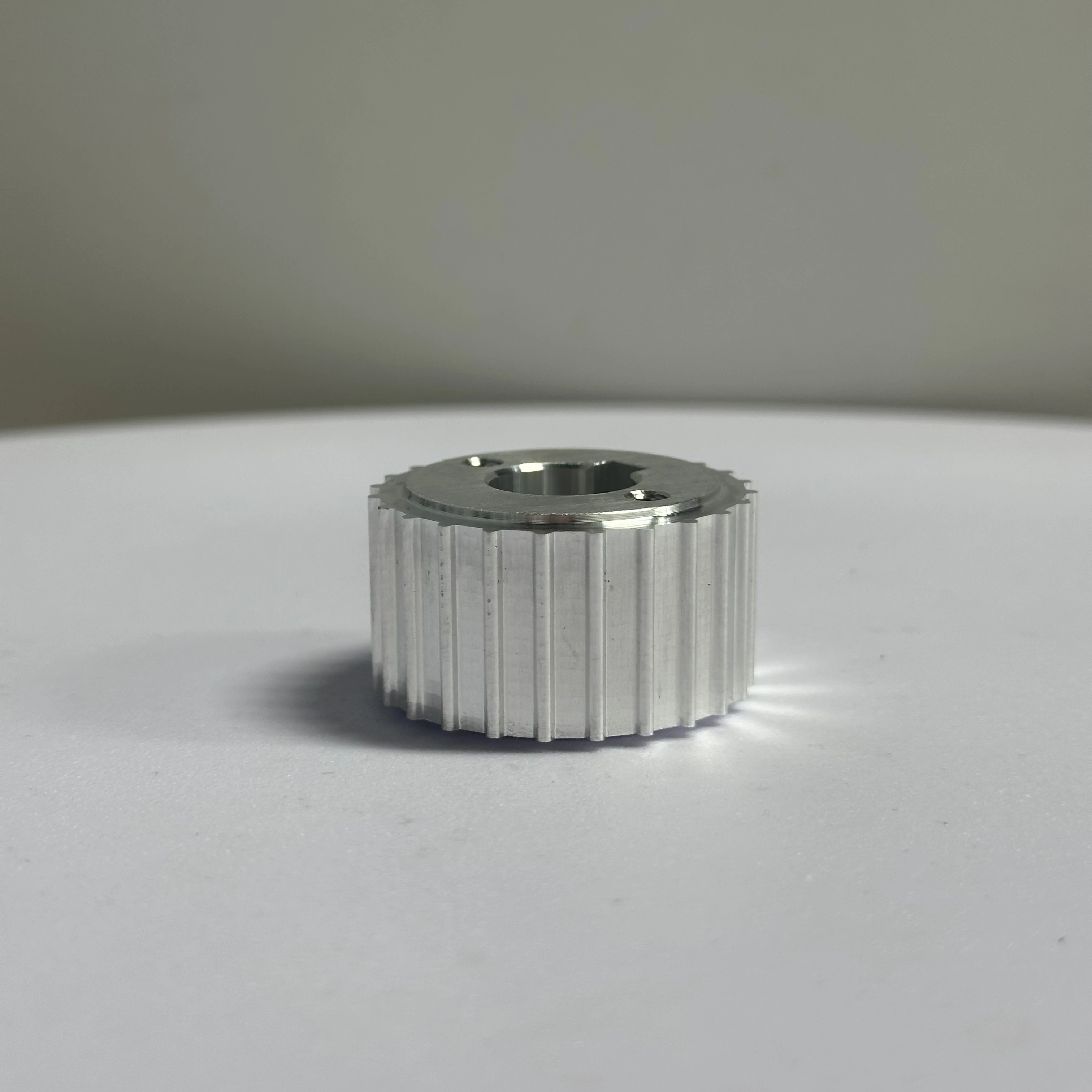 CNC Machined Premium High-end Most Popular 24 Teeth 6082T6 Aluminum Timing Belt Pulley with a Keyway