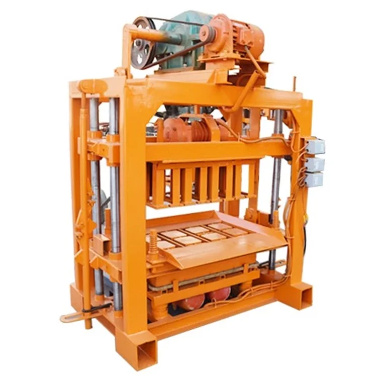 QT4-35A price list of concrete block making machine with pan mixer for sale in jamaica