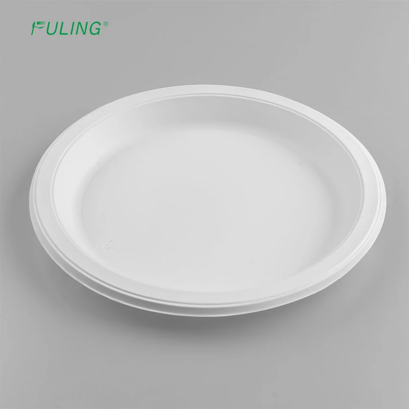 FULING food grade party food tray 6'/7'/8'/9'/10.25' disposable plastic pp plate