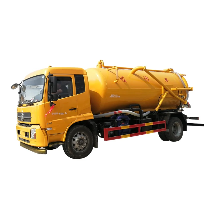 Low Price 4x2 10-18m3 Vacuum Sewage Suction trucks with good quality