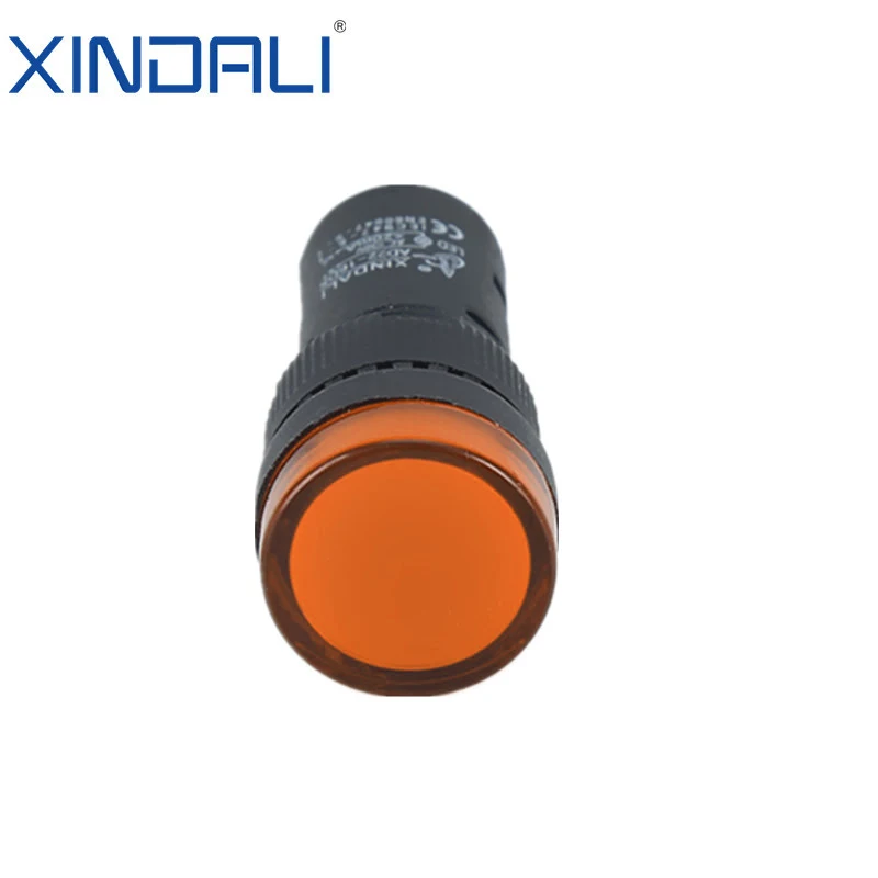 High quality 16mm 12V 24V 110V 220V 380V AD16-16C Panel Mount Signal Power Led Indicator Light Blue Pilot Lamp AC DC
