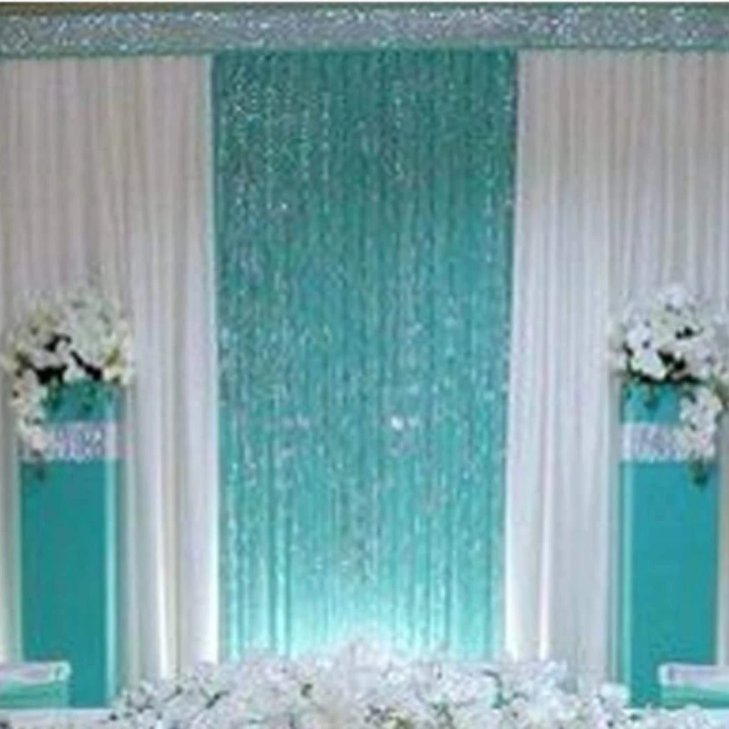 curtain pipe draping backdrops  and drape for wedding decoration fabric ceiling drape for wedding events party(BD-001)