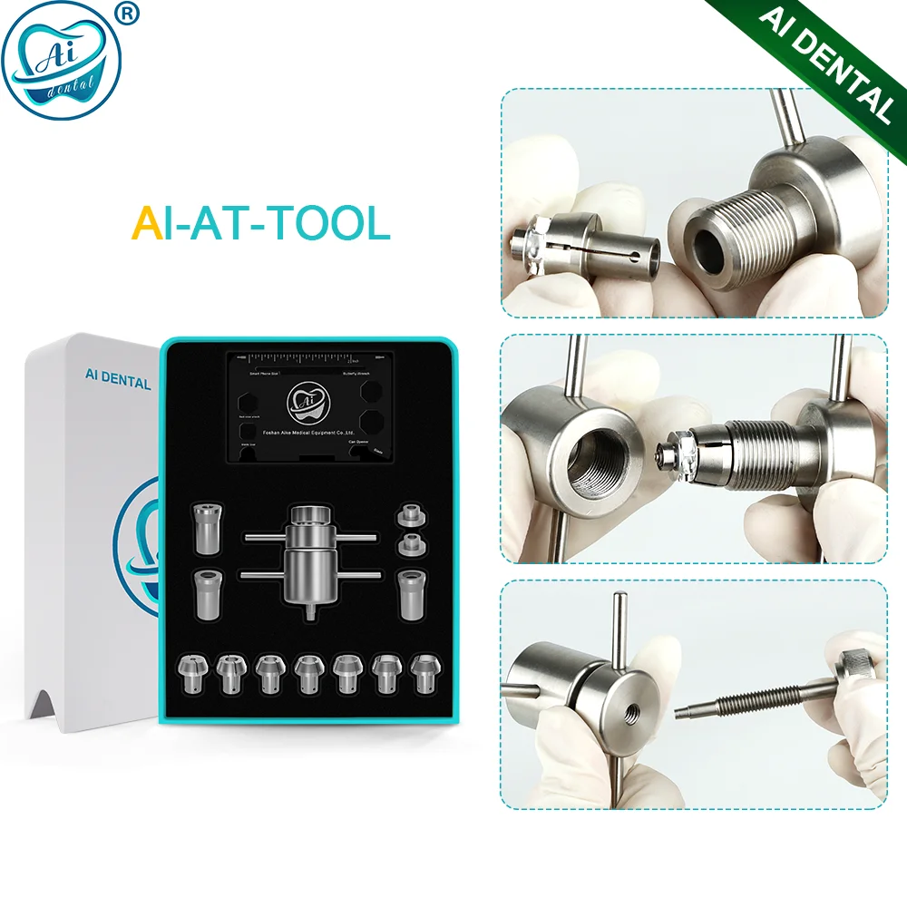 AT-TOOL Dental Repairing Tool Cartridge Bearing Disassemble Kit for Air Turbine Handpiece High Speed Rotor Dental Instruments