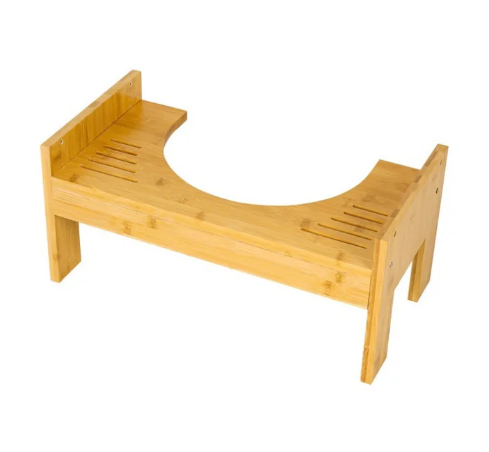 Custom Folding New Bamboo Western Toilet Kids Adult Elder Bathroom High Poop Squatting Potty Step Foot Stool